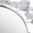 30.5"Eden Gingko Leaf Round Wall Mirror-263354671