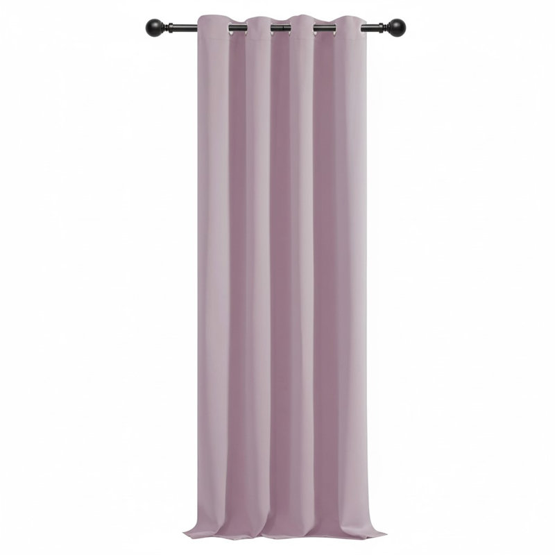 Blackout Single Curtain Panel, Pink