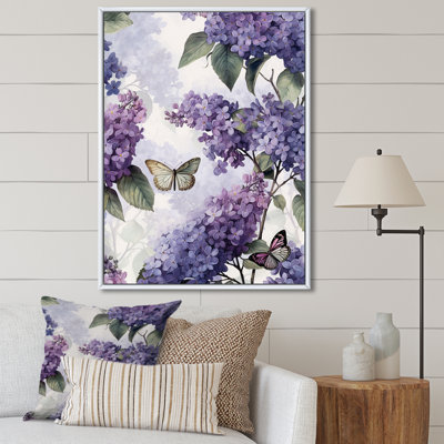 " Purple Lilac Fragrant Flowers III "