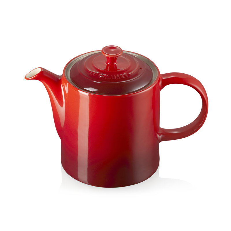 Le Creuset Stoneware Grand Teapot 1.3L, Cerise