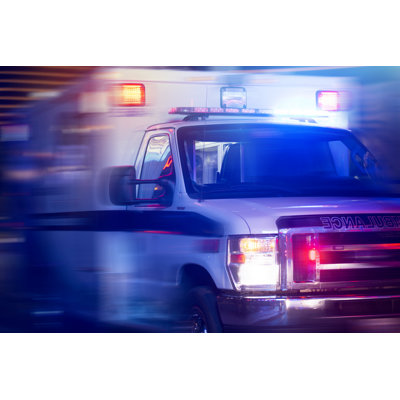 Ambulance - Wrapped Canvas Photograph