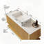 Meuble-lavabo mural avec lavabo et tiroir