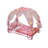 Royal Carriage Doll Bed with Canopy, Bedding and LED Lights