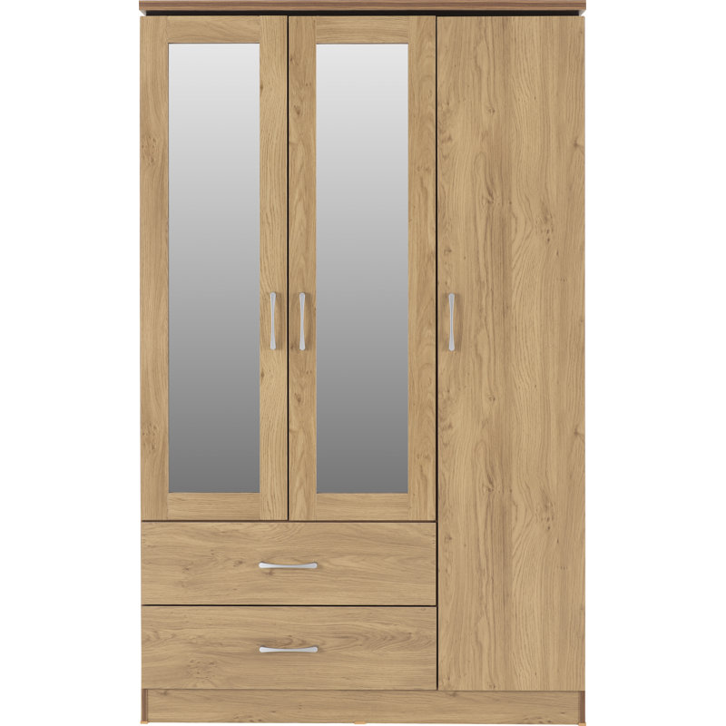 April 3 Door Wardrobe, Oak