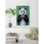 Panda Heart Mug - Wrapped Canvas Painting-34927524