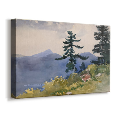 Cerf dans les Adirondacks-Winslow Homer-Gallery, toile tendue-1889