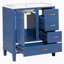 Ensemble de meuble-lavabo moderne 30 po avec meuble-lavabo 30 po-287766512