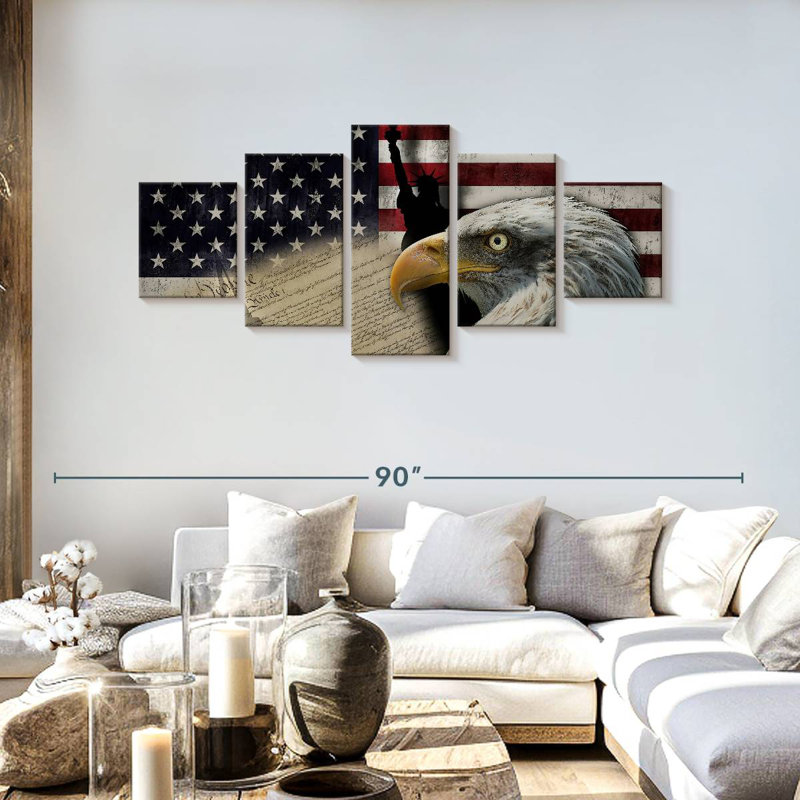 American Symbols, 30" H x 68" W