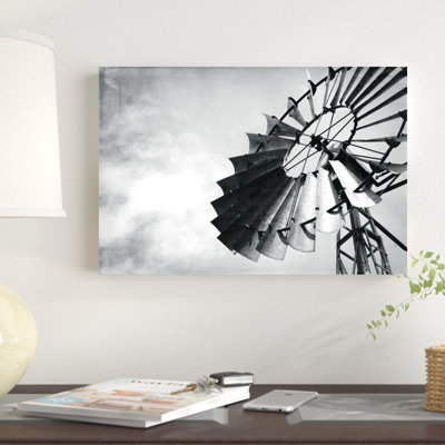 Impression sur toile en noir et blanc