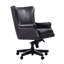 Fauteuil de direction en cuir véritable Charton-661151459