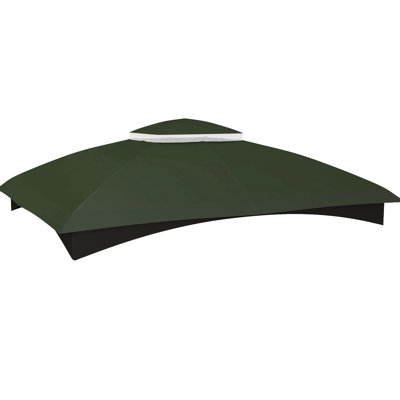 10' X 12' Gazebo Canopy Top Replacement, 2, . Improves Gazebo's Ventilation And Durability Outdoor 2 Cover With Drainage. Ensures Stability In All Weather Conditions