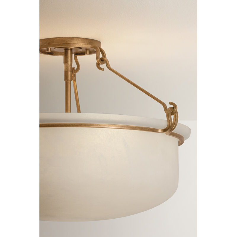 Fieldston Table Lamp, 14.25" H x 21.75" W x 21.75" D, 3 Lights