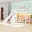 Lit mezzanine en bois avec tablettes-22482801-22482800
