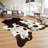 Ganote Animal Print Faux Cowhide Area Rug-649386223-584485139