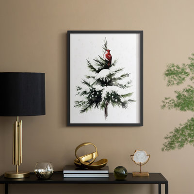 «Christmas Holiday Art» CDXXII encadré, impression - bois massif