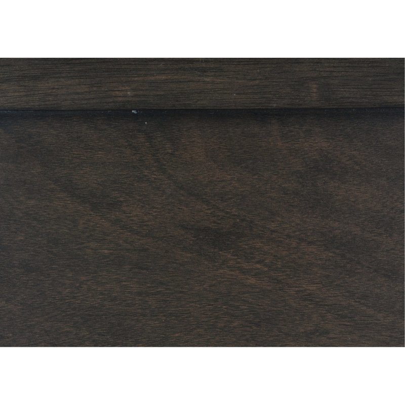 Table de chevet traditionnelle avec 2 tiroirs, teinte grise, table de chevet de style classique