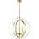 Luminaire suspendu sphère 5 lumières Morganti