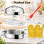 DIVINA VITAE Stainless Steel Steamer Pot