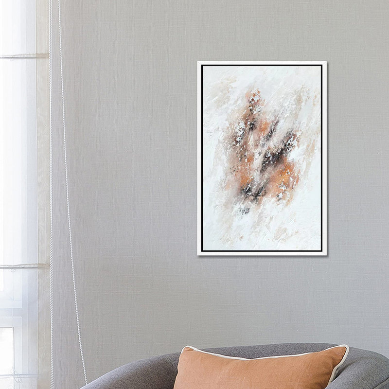 Snow Storm - Print on Canvas, White Framed, 66.04 cm H x 45.72 cm W