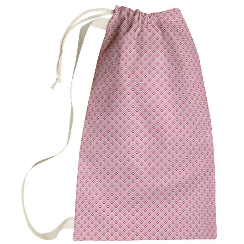 Kitterman Fabric Laundry Bag with Handles, Small (64" H x 20" W x 1.5" D), Yellow/Orange