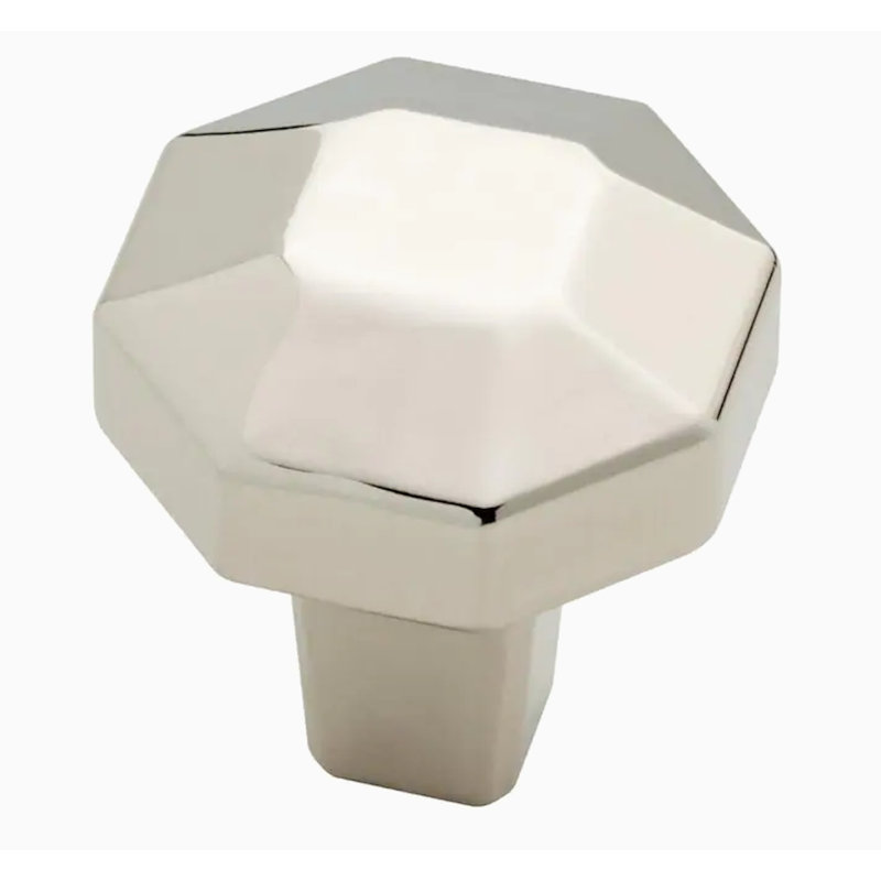 (5 Pack) 1-1/4 inch Serafina Knob Polished Nickel