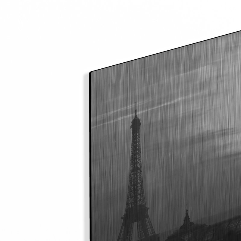 One Allium Way® «Eiffel Tower View 2» par Photoinc Studio, art mural en métal, H 12 po x l 12 po
