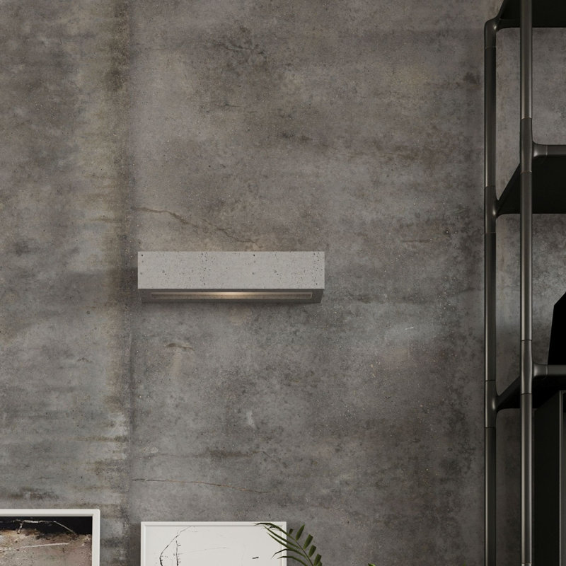 Vega Concrete Flush Mounted Sconce