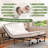 Electric Adjustable Bed Frame, Head And Foot Incline Bed Base With Low-noise Motor And Wired Remote Control-404910304
