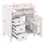 Ensemble de meuble-lavabo 30 po avec lavabo, meuble de rangement simple avec tiroir inclinable, 3 tiroirs, tablette réglable et support de rangement-1881991196-1881216079