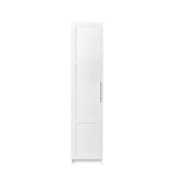 Latitude Run Stackable Wall-Mounted Storage Cabinet – 70.8" Tall Multi-Purpose Organizer with Adjustable Shelves, 15.75" Depth