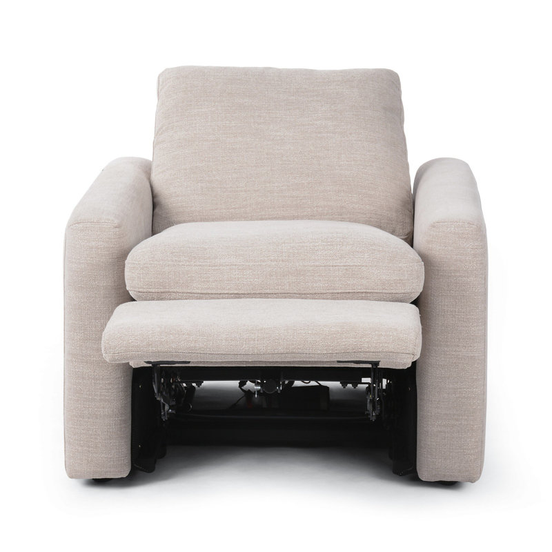 Tillery Recliner, Laken Stone, Polyester Blend