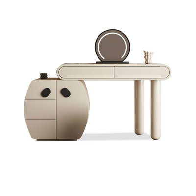 Makeup Vanity with Light mirror,5 drawers