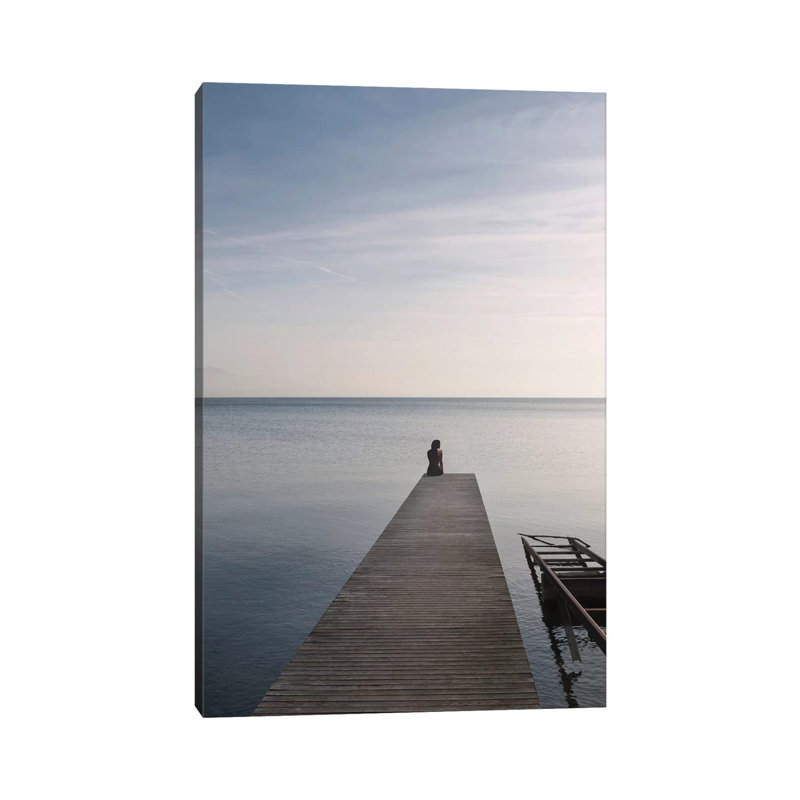 Meditating Moment by Beli - Wrapped Canvas Print, 20.32 cm H x 30.48 cm W