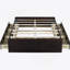 Structure de lit plateforme en bois avec 6 tiroirs -226452700