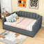 Lit de jour rembourré avec rangement inférieur-231527114-231527113