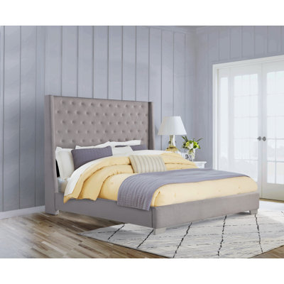 Lit tapissier Gilda Boucle