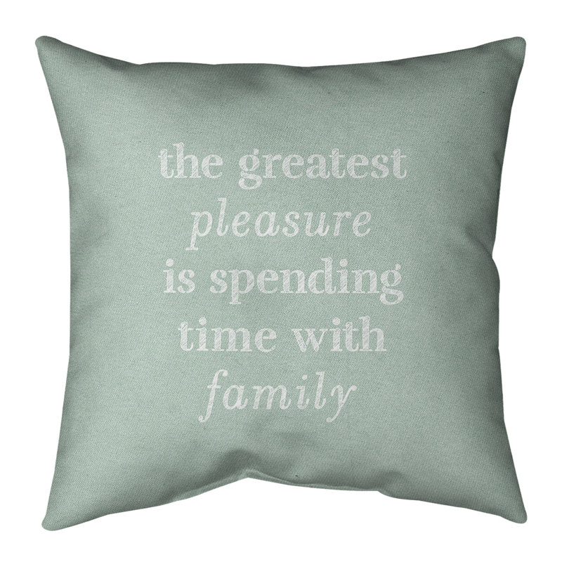 Coussin de sol, 36 po x 36 po, Vert / blanc