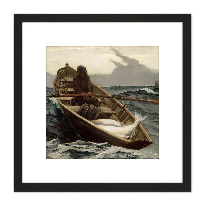 Winslow Homer Fog Warning by Winslow Homer - 1 Piece Single Picture Frame Painting
