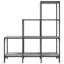 Zampa 92cm W Metal Step Bookcase-1154401445