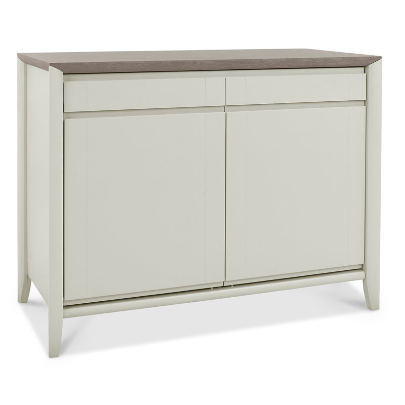 Izzie 102cm Sideboard, Ivory/Brown