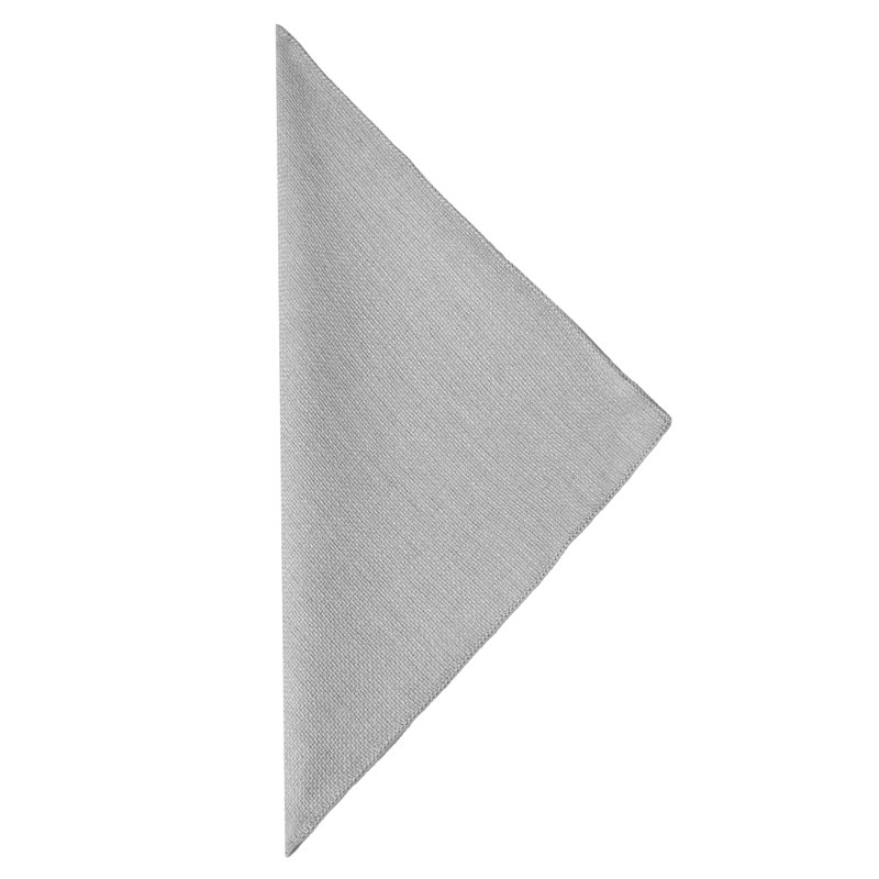Ensemble de serviettes 12 pièces, Argent argent, 10 po x 10 po