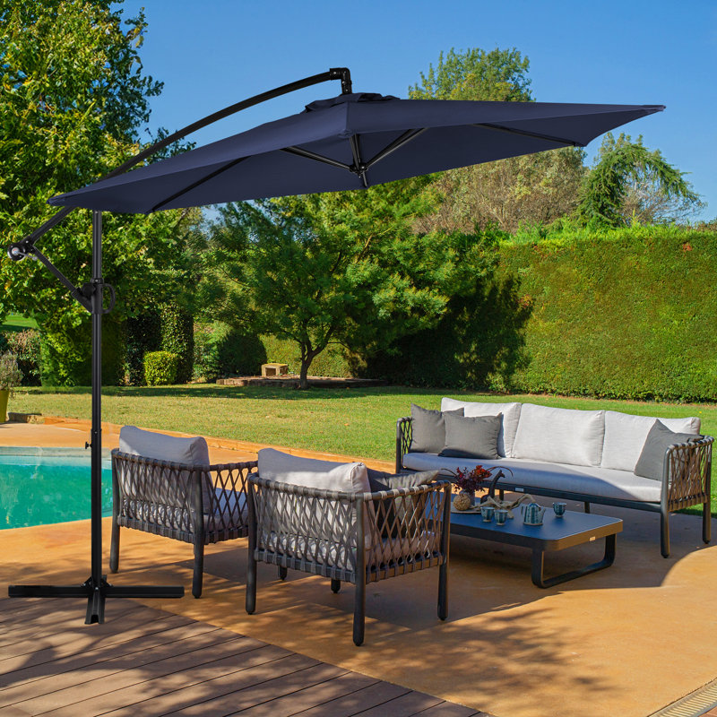 Parasol en porte-à-faux de 110 po, Marine