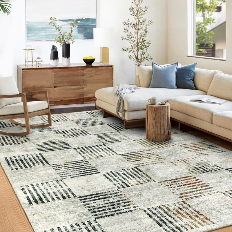 Tapis lavable 10 x 13 pour salon