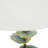 15x29.5" Blue and White Agate Slice Table Lamp with Marble Base-318971367-318971366