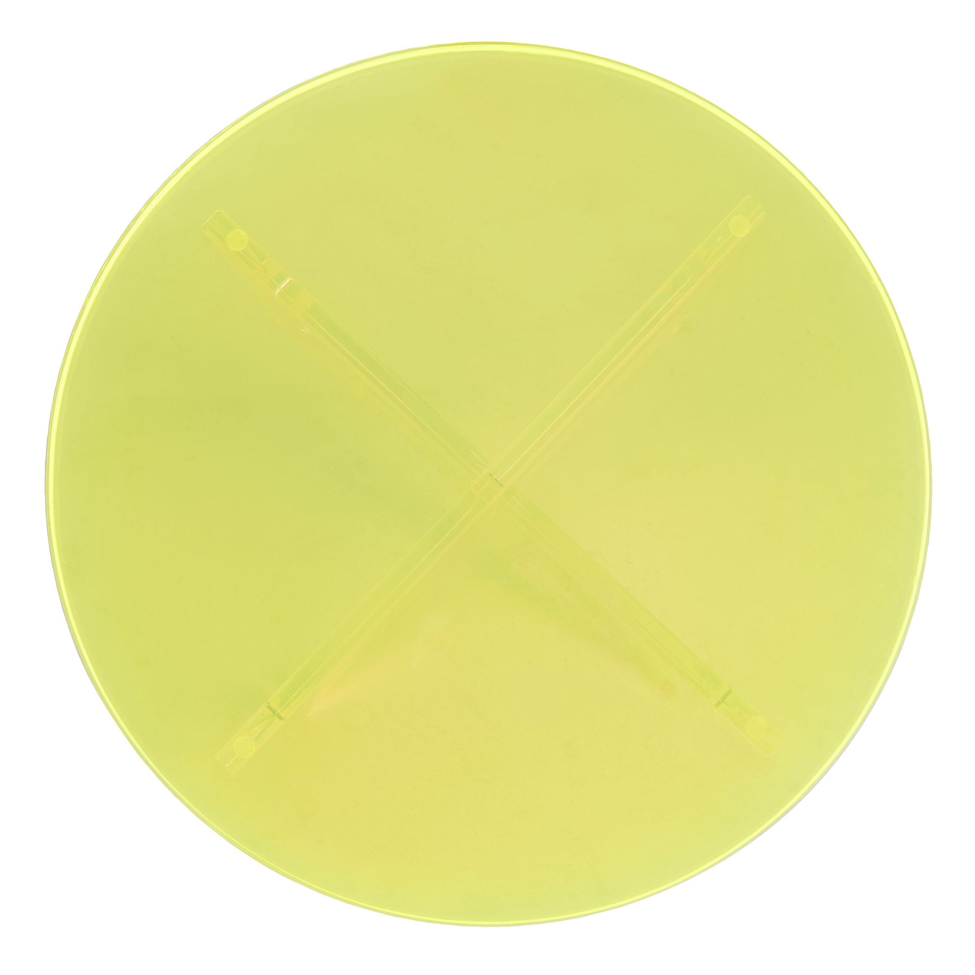 Edwards End Table, Neon Yellow