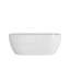 Baignoire de trempage autoportante en acrylique 59 po Mokleba