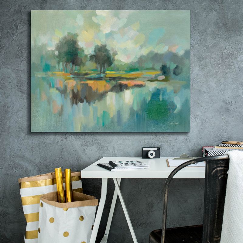  «Dreamland» par Silvia Vassileva, art mural sur toile, 34 po x 26 po