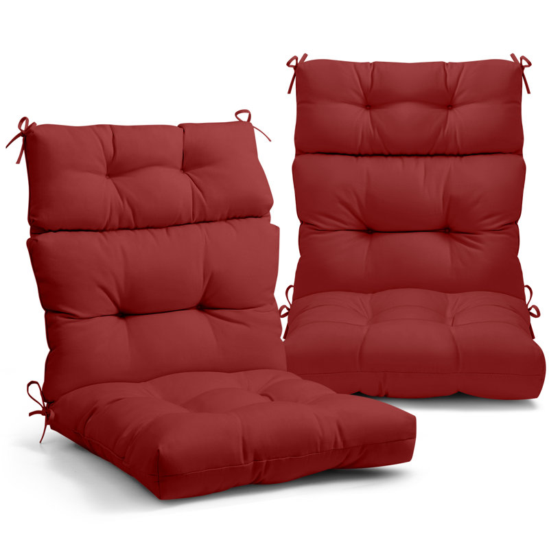 Indoor/Outdoor Seat/Back Cushion, Red