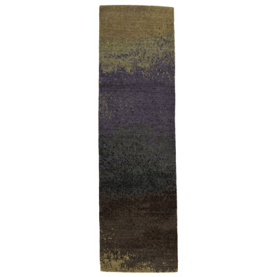 Watercolor Iris Runner