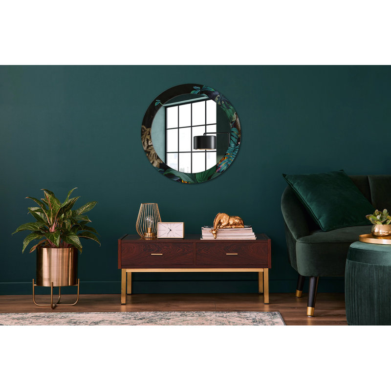 Huldar Glass Flat Wall Mirror